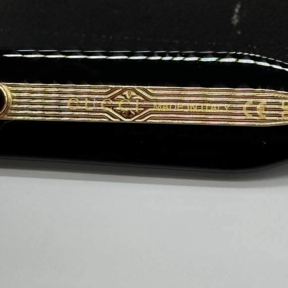 NEW GG1527S 001 GUCCI BLACK GREY OVAL WOMEN GUCCI SUNGLASSES - Picture 10 of 12